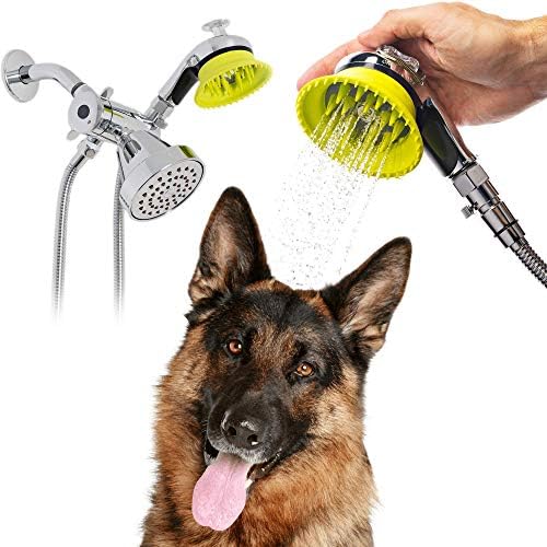 Deluxe Dog Washing Station, Shower Hose Attachment and Sprayer by Wondurdog