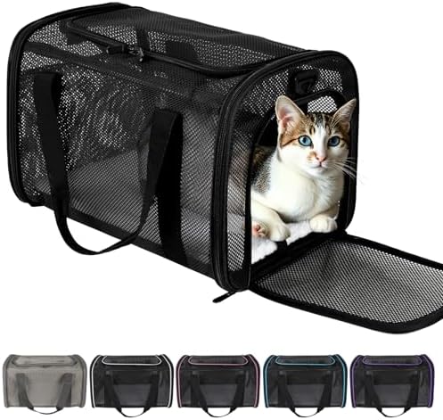Dog Carrier Pet Carrier for Small Medium Cats Dogs Puppies up to 16 Lbs - Image 2