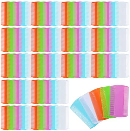 100 Pcs Pet Flea Combs, Double Sided Fine & Wide Tooth Comb by Unknown