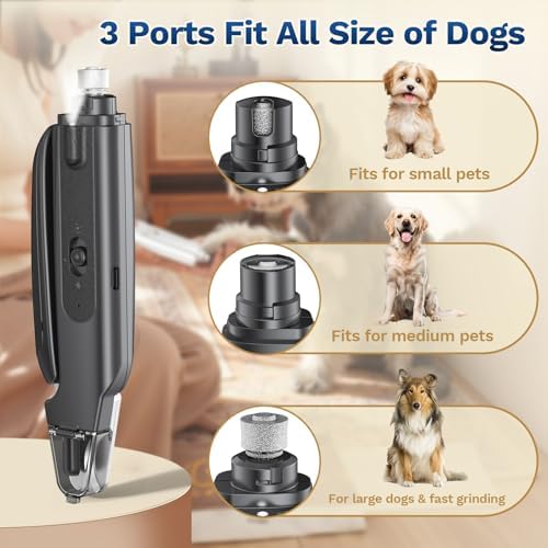 Pet Nail Clipper with Light, Type-c Dog Claw Trimmer & Grinder - Image 5