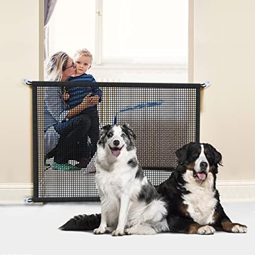 Cupount Dog Screen Mesh Gate for House, Stairs and Doorways, 29 x 45 in - Image 2