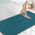 Smiry Bathroom Rugs 47X24, Extra Soft Rubber Backing Chenille Bath Mats by Smiry