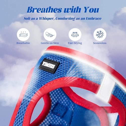 No Pull Dog Puppy Harness and Leash Set Reflective Mesh Vest XX-Small - Image 3