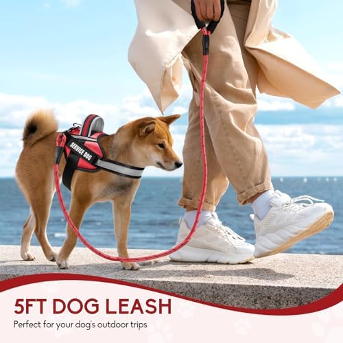 Service Dog Vest Harness and Leash Set, Animire in Training Dog Harness - Image 5