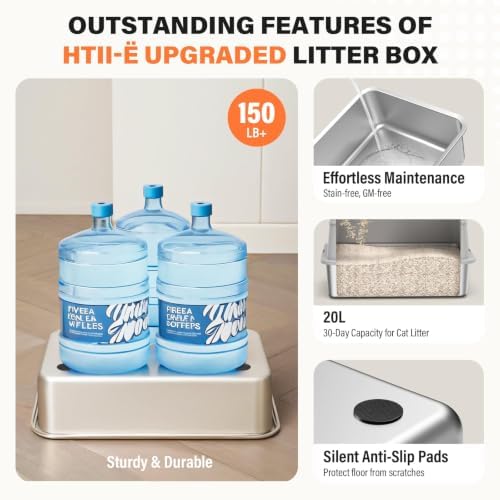 Removable Stainless Steel Cat Litter Box - Image 6