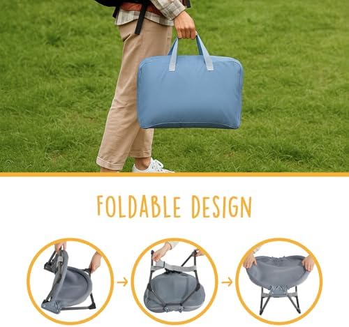 KITTY KINGDOM No-Assembly Folding Cat Hammock, Portable Elevated Cat Bed - Image 5