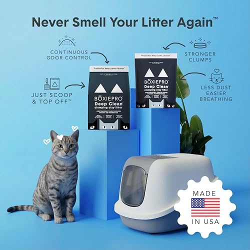 Boxie Probiotic Cat Litter, 40 Day Control, Clumping Clay Kitty Litter - Image 4
