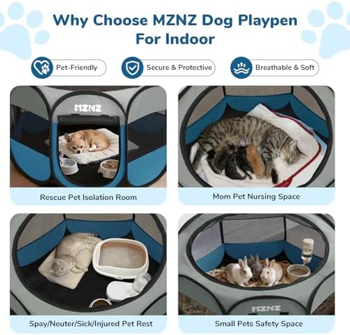 Dog Cat Small Animal Puppy Playpen Crate - Image 3
