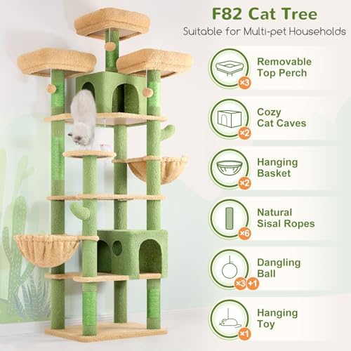 Globlazer Cactus Cat Tree Tower - Image 2