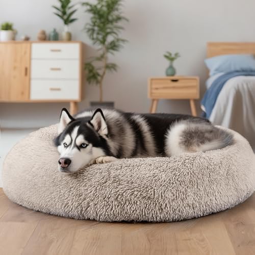 Extra Large Dog Beds, 36in Human Dog Anxiety Relief Comfort Bed - Image 5
