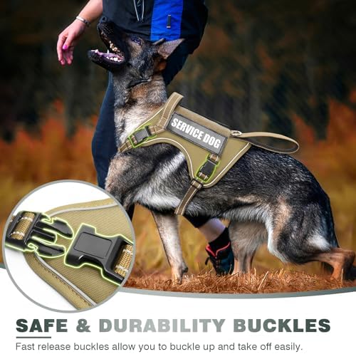 WINSEE Tactical Dog Harness, No Pull Dog Harness - Image 5