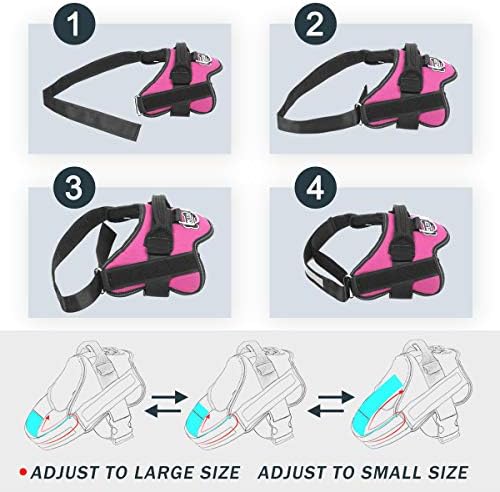Bolux Dog Harness, No-Pull Reflective Dog Vest, Breathable Adjustable Pet - Image 3