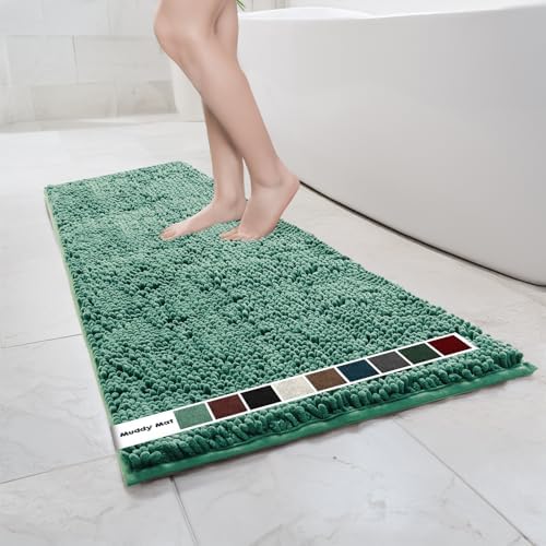 Muddy Mat® | Chenille Bathroom Rugs Quick Dry Microfiber Mats Non Slip Washable by MuddyMat%C2%AE