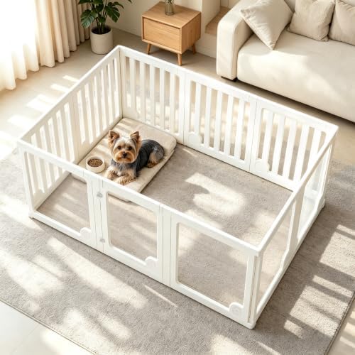 Heeyoo Clear Acrylic Dog Playpen by Heeyoo