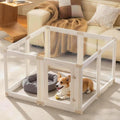 Acrylic Dog Playpen Indoor for Small Dogs & Puppies by Zendova