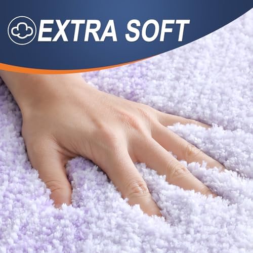 OLANLY Bathroom Runner Rug 59x20, Extra Soft Absorbent Microfiber Bath Rugs - Image 3