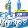 PetLovers Extra Sticky Lint Roller Ultimate Value Set 800 Sheets by PetLovers