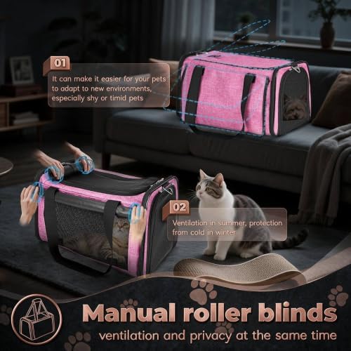 YUDODO 2 Packs 25 lbs Soft Sided Pet Carrier - Image 2