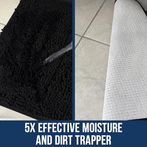 Muddy Mat® | Chenille Bathroom Rugs Quick Dry Microfiber Mats Non Slip Washable - Image 3