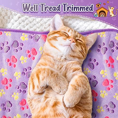 Tatuo 4 Pcs Fleece Dog Blankets - Image 4