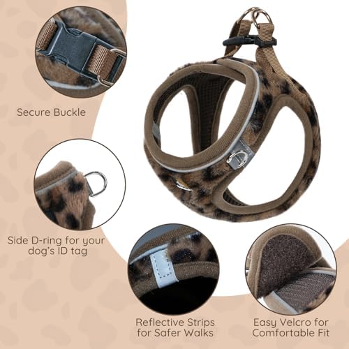 BELLA & PAL Step in Puppy Harness and Leash Set - Image 2