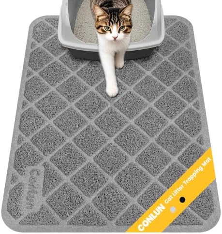 Conlun Cat Litter Mat Litter Trapping Mat, Premium Durable PVC Grid Mesh by Conlun