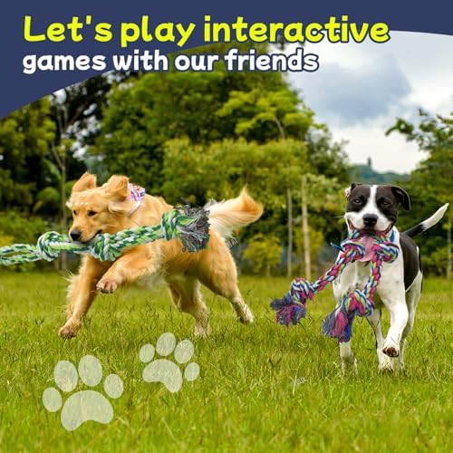 Rocfish Dog Rope Toys for Aggressive Chewers, Nearly Indestructible Tug of War - Image 6