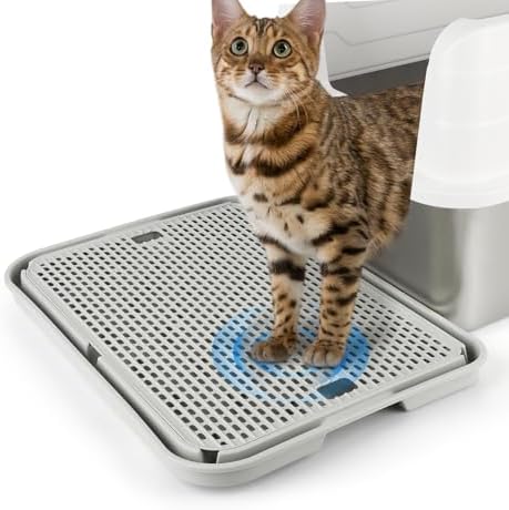 Cat Litter Box Step, Large Cat Step Ramp by Bartuke
