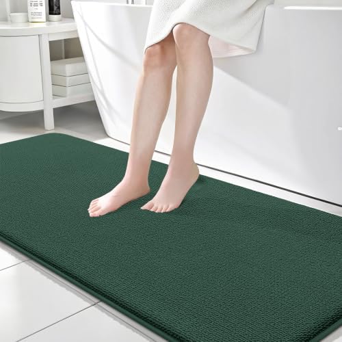 OLANLY Memory Foam Bathroom Runner Rugs 70x24, Long Mats by OLANLY