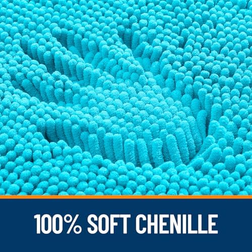 OLANLY Bathroom Rugs 36x24, Extra Soft Absorbent Chenille Bath Rugs - Image 3