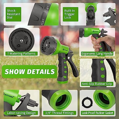 AUTOMAN-Garden-Hose-Nozzle, ABS Water Spray Nozzle - Image 3