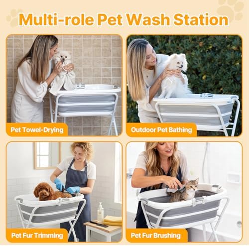 Beberoad 2 in 1 Dog Bath Tub Dog Washing Station - Image 4