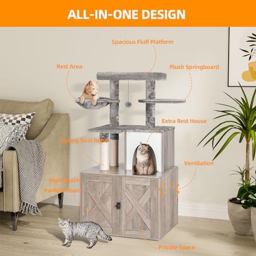 Snughome Cat Litter Box Enclosure - Image 5