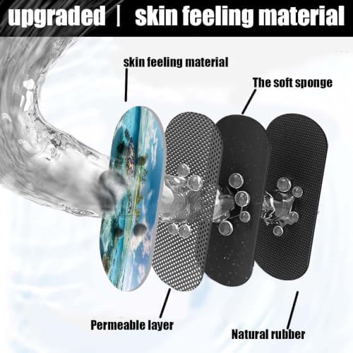 Tropical Turtle-SS Super Absorbent Quick-Drying Bathroom Mat Rug, Rubber - Image 3