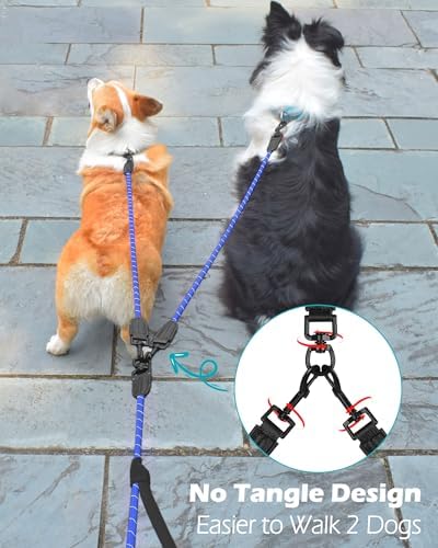 PetBonus Rope Double Dog Leash, No Tangle Dual Leash - Image 3