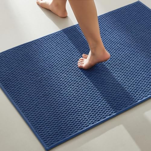 TYUU Bathroom Rugs Non Slip Washable, Super Absorbent Thin Bath Mat Quick Dry by TYUU