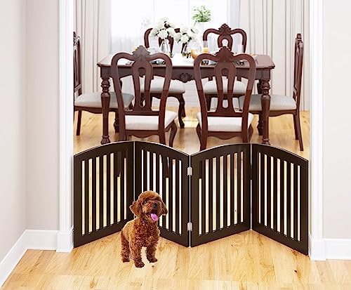 PAWLAND Wooden Freestanding Foldable Pet Gate - Image 3