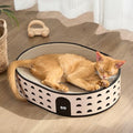 Conlun Oval Cat Scratcher Bed | Scratching Bowl Lounge by Conlun