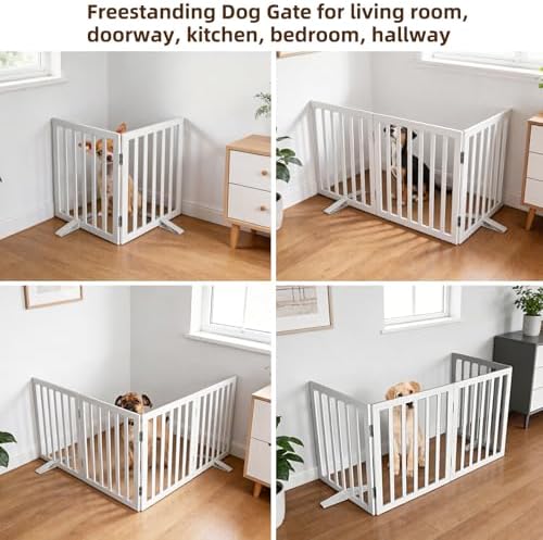 ZJSF Freestanding Indoor Dog Gate - Image 4