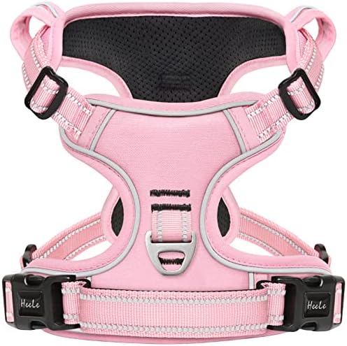HEELE Dog Harness, No Pull Adjustable Padded Reflective Harness by HEELE