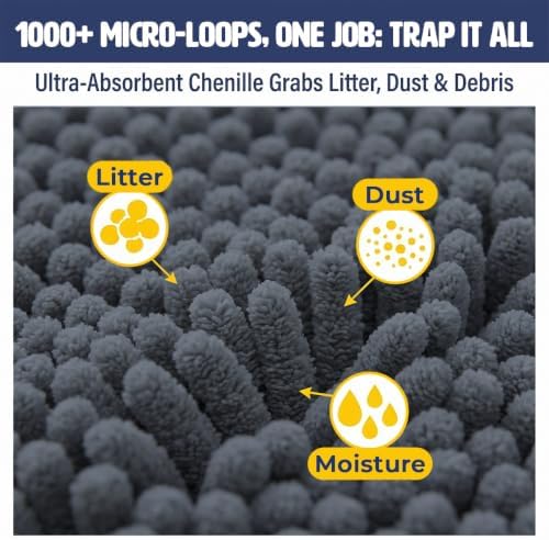 Muddy Mat® | XL Cat Litter Mat 48"x72", Litter Trapping Mat, Super Absorbent - Image 5