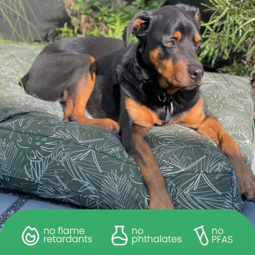Molly Mutt Panama Dog Bed Duvet Cover, 100% Cotton Canvas Cover - Image 6
