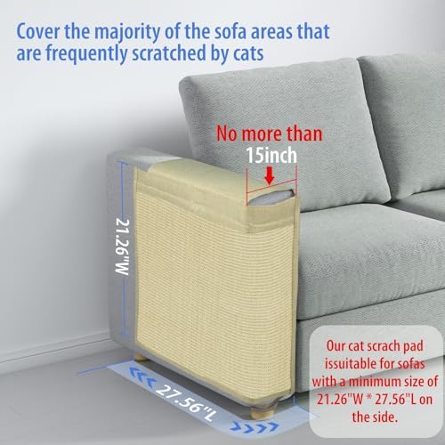 Oroonoko Cat Scratch Couch Protector, Couch Protector from Cat Claws - Image 3