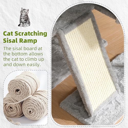 Gitelsnour Cat Tree Tower for Indoor Cats, Top Platform - Image 5