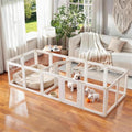 Acrylic Dog Playpen Indoor for Small Dogs & Puppies by Zendova