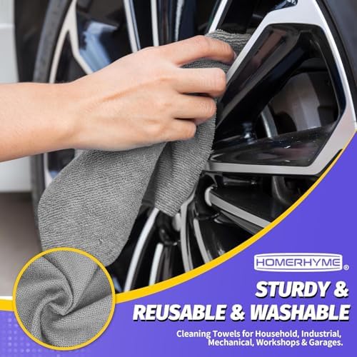 Microfiber Cleaning Cloth, 100 Pack Cleaning Rags Microfiber Towel Bulk - Image 3