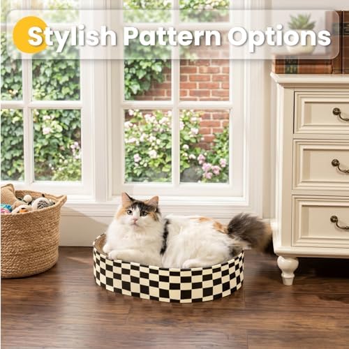 Conlun Oval Cat Scratcher Bed Bowl Lounge - Image 7