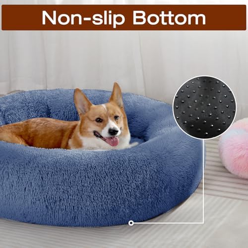 JOLLYVOGUE Dog & Cat Bed, Calming Anti-Anxiety Pet Bed - Image 4
