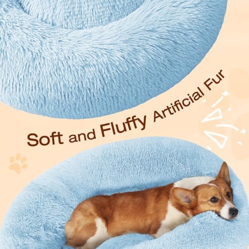 JOLLYVOGUE Dog & Cat Bed, Calming Anti-Anxiety Pet Bed - Image 3