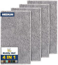 Muddy Mat® 4-Piece Grey Medium 30"X19" AS-SEEN-ON-TV Highly Absorbent by MuddyMat%C2%AE